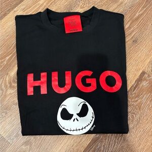 HUGO Boss Black and Red Graphic T-Shirt